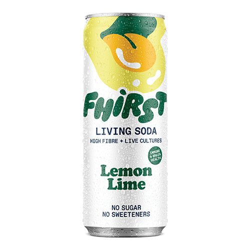 Fhirst Living Soda Lemon Lime 330ml   12