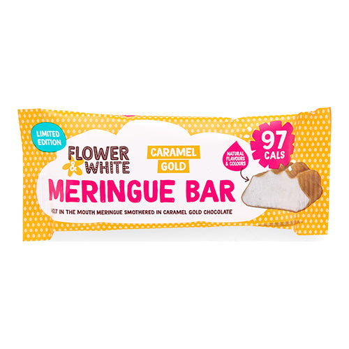 Flower & White Caramel Gold Meringue Bar 20g   12