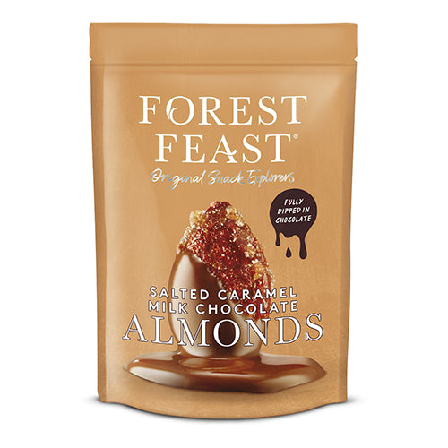 Forest Feast Salted Caramel Milk Chocolate Almonds 120g   8