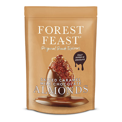 Forest Feast Salted Caramel Milk Chocolate Almonds 120g   8