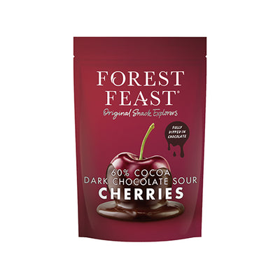 Forest Feast Belgian Dark Chocolate Sour Cherries 120g   6