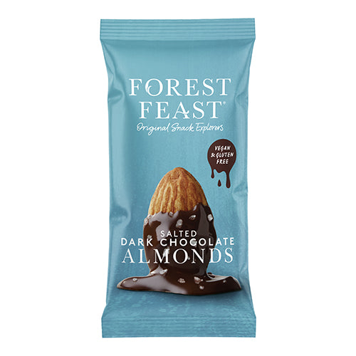 Forest Feast Salted Dark Chocolate Almonds Impulse 40g    12