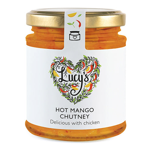 Lucy's Hot Mango Chutney 150g   6