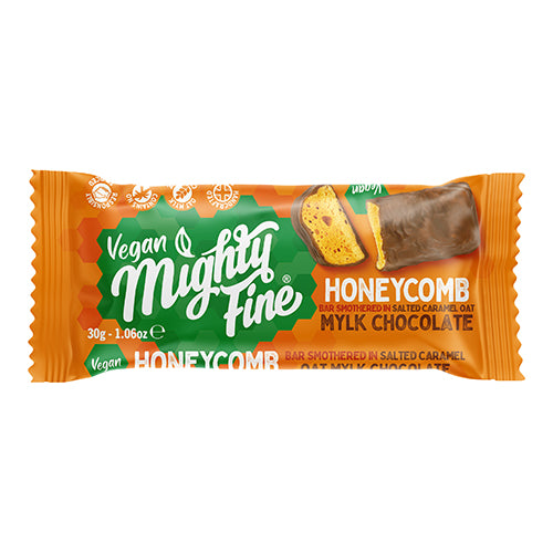 Mighty Fine Vegan Salted Caramel Mylk Chocolate Bar 30g   15