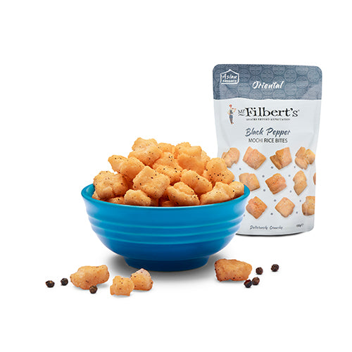 Mr Filberts Black Pepper Mochi Rice Bites 150g   6