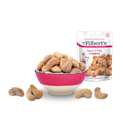 Mr Filberts Sweet & Salty Cashews 40g   20