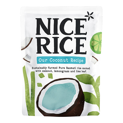 Nice Rice Coconut & Lemongrass Basmati Rice Pouch 250g   6