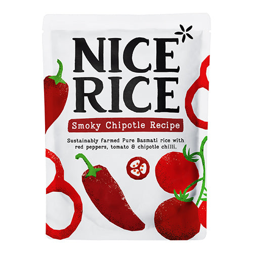 Nice Rice Smoky Chipotle Basmati Rice Pouch 250g    6