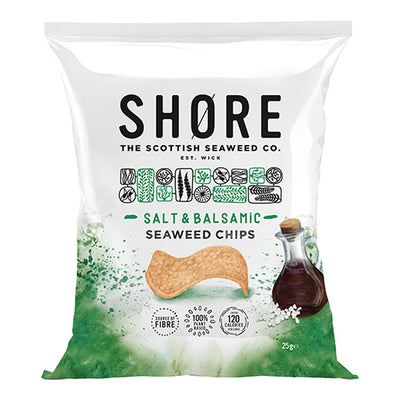 Shore Seaweed Chips - Salt & Balsamic 25g   24