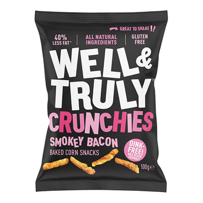 Well&Truly Crunchies Smokey Bacon 100g   14