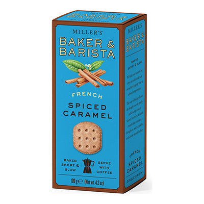 Artisan Biscuits Millers B&& French Spiced Caramel Bisuits 120g   6