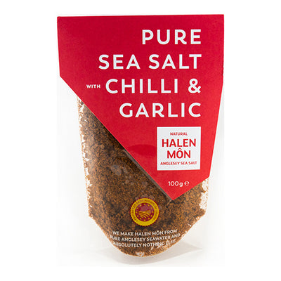 Anglesey Sea Salt Halen Môn Chilli & Garlic 100g  10