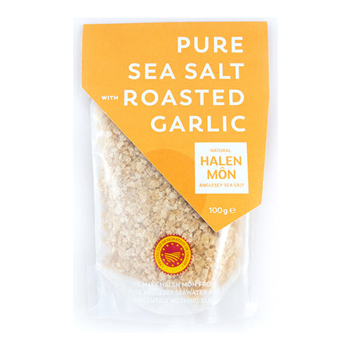 Anglesey Sea Salt Halen Môn Roasted Garlic Sea Salt 100g  10