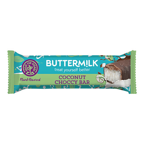 Buttermilk Plant Powered Coconut Choccy Bar 45g   24