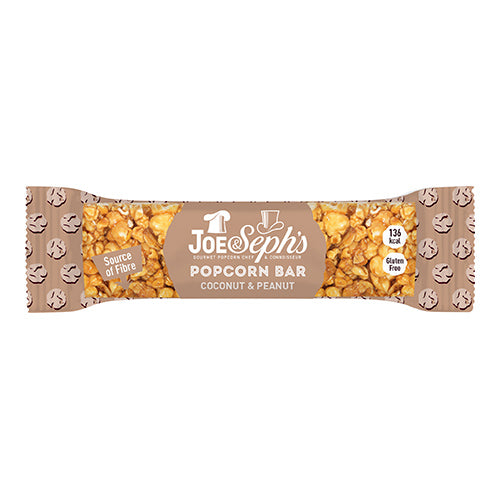 Joe & Seph’s Coconut & Peanut Popcorn Bar 27g   12