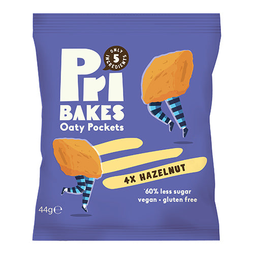 Pri Bakes Oaty Pockets, Hazelnut 44g   12