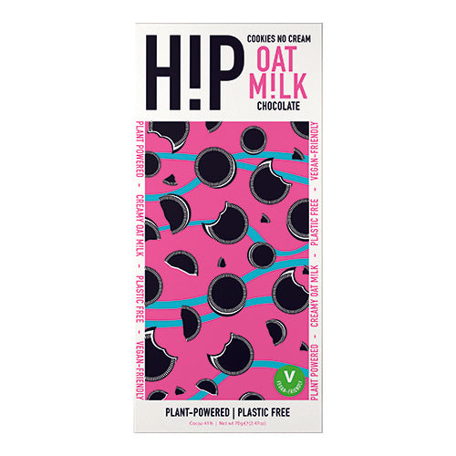 H!P Cookies & Cream Oat Milk Chocolate 70g   12