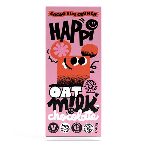 HAPPi Cacao Nibs Crunch Oat M!Lk Chocolate 40g   15