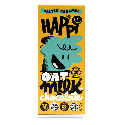 HAPPi Salted Caramel Oat M!Lk Chocolate 40g   15