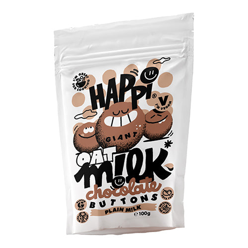 HAPPi Plain Milk Chocolate Buttons 100g   10