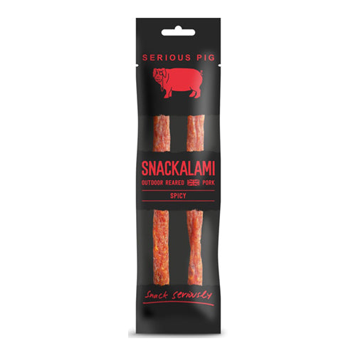 Serious Pig Snackalami Spicy 30g   24