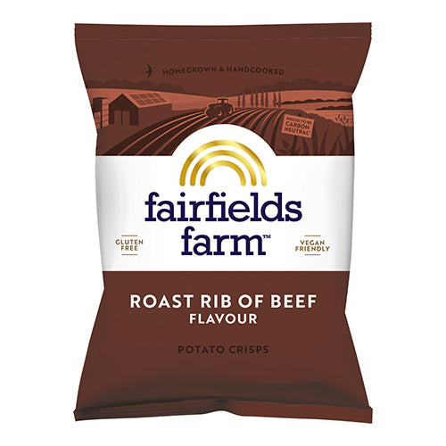 Fairfields Farm Crisps Roast Rib of Beef Crisps 40g   36