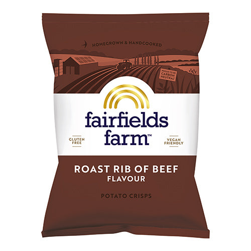 Fairfields Farm Crisps Roast Rib of Beef Crisps 150g   10