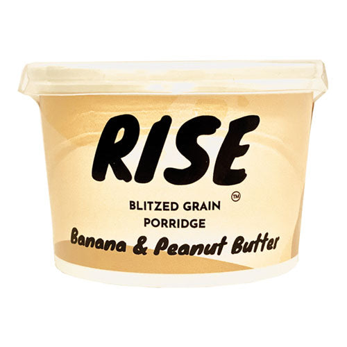 RISE Instant Porridge Banana & Peanut Butter Pot 80g   8