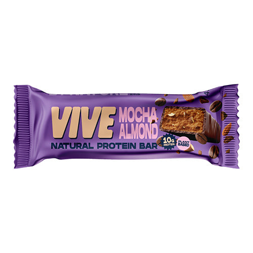 Vive Natural Protein Bar, Mocha Almond 49g   12