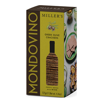 Artisan Biscuits Mondovino Greek Olive Crackers 125g   6