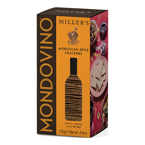 Artisan Biscuits Mondovino Moroccan Spice Crackers 125g   6