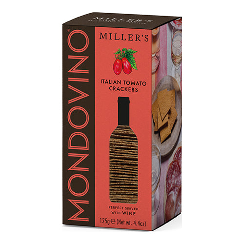 Artisan Biscuits Mondovino Italian Tomato Crackers 125g   6