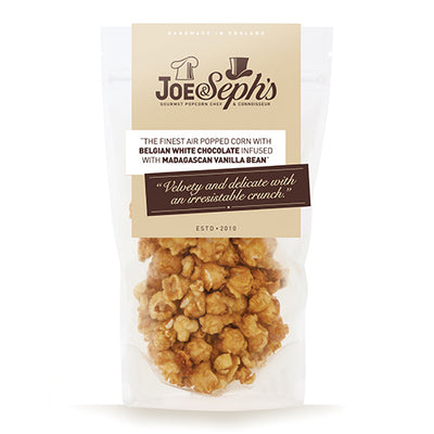 Joe & Seph's White Chocolate & Vanilla Bean Popcorn 70g  16