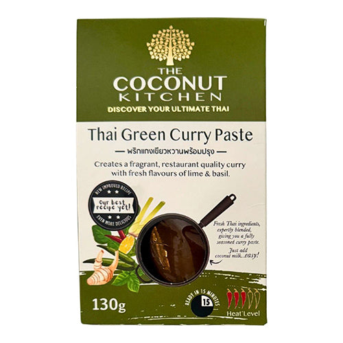 The Coconut Kitchen Easy Green Curry Paste 130g  6