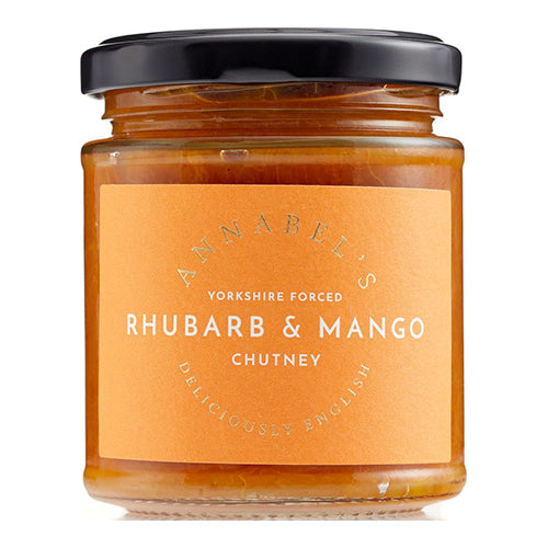 Annabel's Deliciously British Rhubarb & Mango Chutney 210g   6