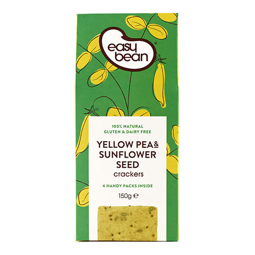 Easy Bean Yellow Pea & Sunflower Seed Cracker 150g   8
