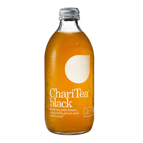 ChariTea Black Iced Black Tea With Lemon 330ml   24