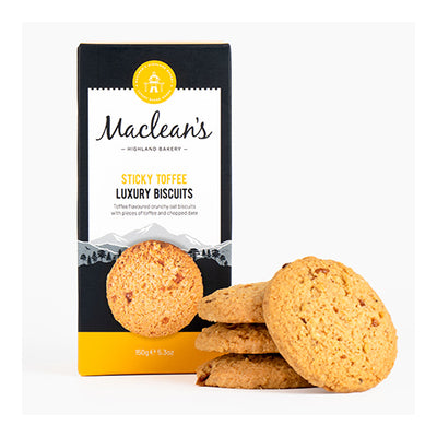 Macleans Sticky Toffee Luxury Biscuits 150g   12