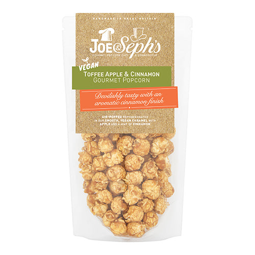 Joe & Seph's Vegan Toffee Apple & Cinnamon Popcorn 70g   16