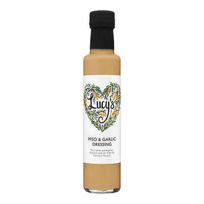 Lucy's Dressings Miso & Garlic Dressing 250ml  6