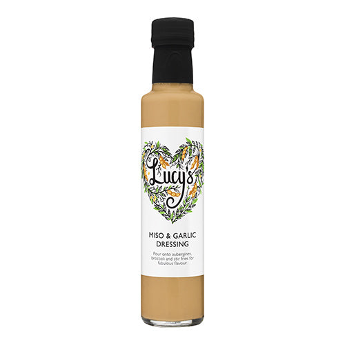 Lucy's Dressings Miso & Garlic Dressing 250ml  6