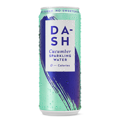 Dash Water Sparkling Cucumber 330ml Can   12