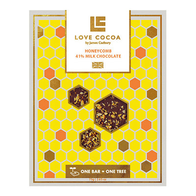 Love Cocoa - Honeycomb & Honey Milk 75g   12