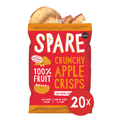 Spare Snacks Air-Dried Apple Crisps 22g   20