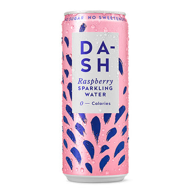 Dash Water Sparkling Raspberry 330ml Can   12