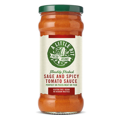 A Little Bit Food Co.Fresh Sage & Spicy Tomato Pasta Sauce 325g   6