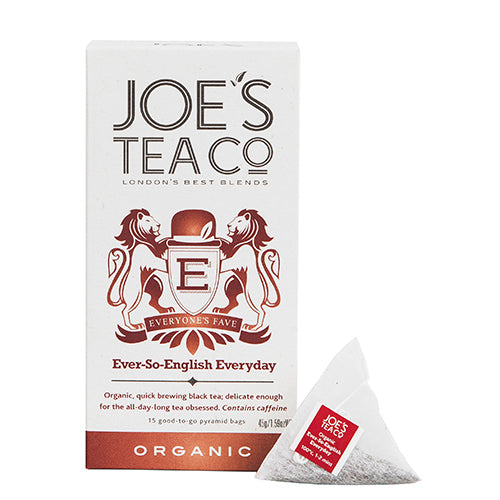 Joe's Tea Co. Ever-So-English Everyday Organic   6 x 15ct