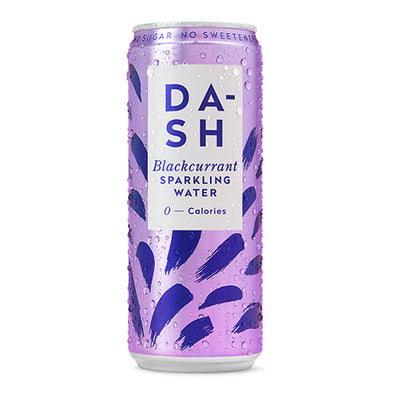 Dash Water Sparkling Blackcurrant 330ml Can   12