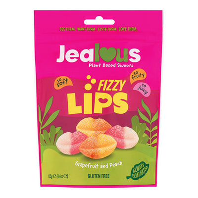 Jealous Fizzy Lips 125g Share Bags   10