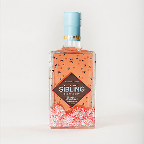 Sibling Distillery Summer Strawberry and Black Pepper Gin 70cl   6